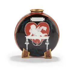 Marc-Louis Solon, 'CAVE' VASE, 1873, 1873, porcelain