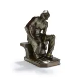 Constantin Meunier, DE PUDDELER, 1887-88, 1887, patinated bronze