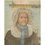 Nicolaus Wilhelm Jungmann, PORTRAIT OF AN OLD LADY IN A BONNET