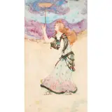 Léon-Victor Solon, GIRL SPINNING PLATE