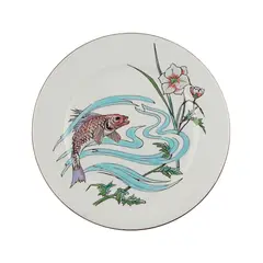 Félix Bracquemond, TWO PLATES, CIRCA 1866-1875, 1866, printed and painted earthenware