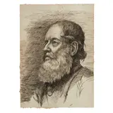 Hannah Barlow, PORTRAIT OF SIR HENRY DOULTON, 1880, 1880
