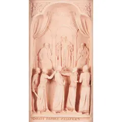 TWO RELIEF DIORAMAS, CIRCA 1880 by George Tinworth, 1880, terracotta, sold Nov 2021