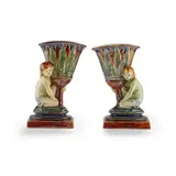 George Tinworth, PAIR OF SPILL VASES, CIRCA 1880