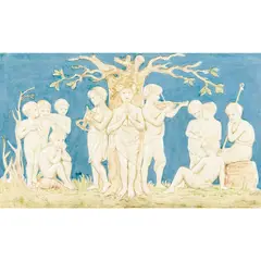 Ellen Mary Rope, MELODY, DATED 1906, 1906, glazed terracotta