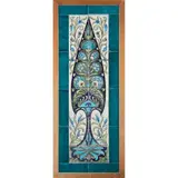 TILE PANEL, CIRCA 1890 by William De Morgan, 1890, glazed earthenware, sold Nov 2021