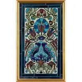 PERSIAN TILE PANEL, CIRCA 1885 by William De Morgan, 1885, glazed earthenware, sold Nov 2021