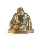 Théodore Deck, SEATED BUDDHA, 1890, 1890, lustre glazed stoneware