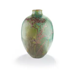 Edmond Lachenal, VASE, CIRCA 1905, 1905, lustre-glazed ceramic