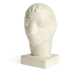 E.B. Cox, Male Head, porcelain