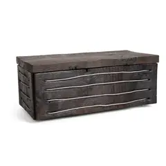 Jim Partridge, Box, scorched oak and steel wires