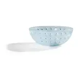 NEMOURS BOWL, NO. 404 by René Lalique, frosted and blue enamelled, sold Oct 2021