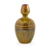VASE, CIRCA 1880 by Christopher Dresser, 1880, glazed earthenware, sold Oct 2021