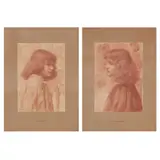 Henry Ryland, 'ROSALBA' AND 'ROSAMUNDA', PAIR OF FRAMED PRINTS, CIRCA 1890, 1890