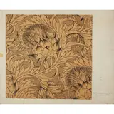 Charles Francis Annesley Voysey, DESIGN STUDY OF ARTICHOKE THISTLES