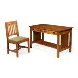 L. & J.G. Stickley, DESK AND CHAIR, LATE 20TH CENTURY