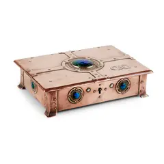 A. E. Jones, ARTS & CRAFTS CASKET, CIRCA 1900, 1900, copper