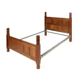 Robert 'Mouseman' Thompson, ARTS & CRAFTS DOUBLE BED, CIRCA 1960
