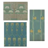Harry Napper, GROUP OF THREE WALLPAPER SAMPLES, CIRCA 1900, 1900