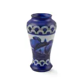 ‘BLUE DAWN LANDSCAPE’ BALUSTER VASE, CIRCA 1925 by William Moorcroft, 1925, salt-glazed earthenware, sold Oct 2021