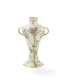 William Moorcroft, ‘FLORIAN WARE’ ROSE, TULIP AND FORGET-ME-NOT TWIN-HANDLED VASE, CIRCA 1910
