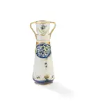 William Moorcroft, ‘FLORIAN WARE’ LILAC TWIN-HANDLED VASE, CIRCA 1900