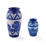 ‘BLUE DAWN LANDSCAPE’ VASE, CIRCA 1925 by William Moorcroft, 1925, salt-glazed earthenware, sold Oct 2021