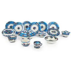Jessie M. King, PART DINNER SERVICE, CIRCA 1940, 1940, painted and glazed earthenware