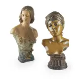Emmanuel Villanis, ART NOUVEAU BUST OF A GIRL
