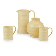 Keith Murray, OVOID EARTHENWARE VASE, CIRCA 1940, 1940, 'Matt Straw' glazed earthenware