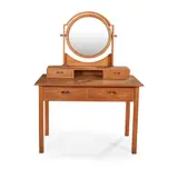 Ambrose Heal, DRESSING TABLE & STOOL, CIRCA 1910