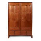 Peter Waals, ARTS & CRAFTS WARDROBE, CIRCA 1920, 1920, oak