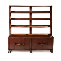 Arthur Romney Green, ARTS & CRAFTS BOOKCASE, CIRCA 1910, 1910, stained oak