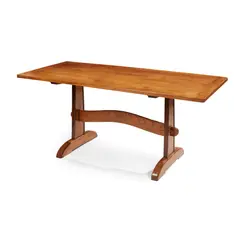 Robin Nance, ARTS & CRAFTS DINING TABLE, CIRCA 1950, 1950, elm