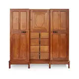 Gordon Russell, ARTS & CRAFTS BREAKFRONT COMPENDIUM WARDROBE, DATED 1928