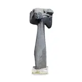 Tinei Mashaya, ‘GAMEKEEPER’, raised on a marble base