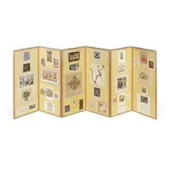 Bernard Leach, SIX-FOLD SCREEN, CIRCA 1940-1950, 1940