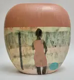 Francis Convery Rsa, MOOD SWINGS, Hand-painted ceramic