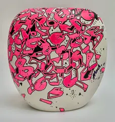 David Mach, WHATS GOOD FOR THE GOOSE, Hand-painted ceramic