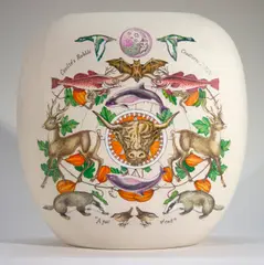 Murray Robertson, CAOILTE’S RABBLE I, Hand-painted ceramic