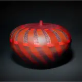 Andrea Zilio, Tandem Vase, 2005, 2005, hand-blown glass canes with incisio and battuto surface