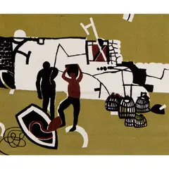 Keith Vaughan, Fisherman, designed 1956, 1956