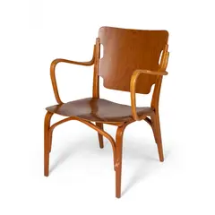 Carl-Axel Acking, Armchair, designed 1944, 1944, beech and laminated plywood