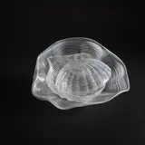 'Sea-Form', 1985 by Dale Chihuly, 1985, blown clear glass inlaid with fine white lines and marks, sold Apr 2021