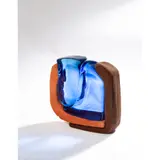 Xavier Carrère, Sculpture, 2002, 2002, blue glass and composite