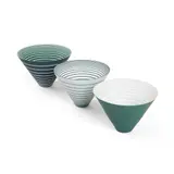 Sara Moorhouse, Set of Three 'Pulse' Bowls, porcelain