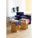 Ifeanyi Oganwu, Pair of Pedestal Stools, 2016, 2016, moulded birch plywood