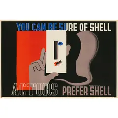 Edward McKnight Kauffer, Actors Prefer Shell