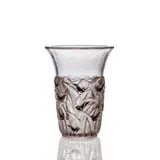 Borneo Vase, No. 1056 by René Lalique, frosted and dark red enamelled, sold Apr 2021
