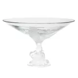 Lalique, Crystal Plumeria Compote